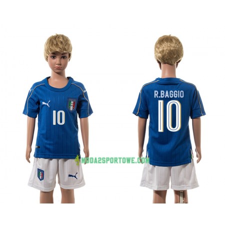 Koszulka Włochy Verratti 10 Dziecięcy Domowe Stroje Piłkarskie 2016 Krótki Rękaw
