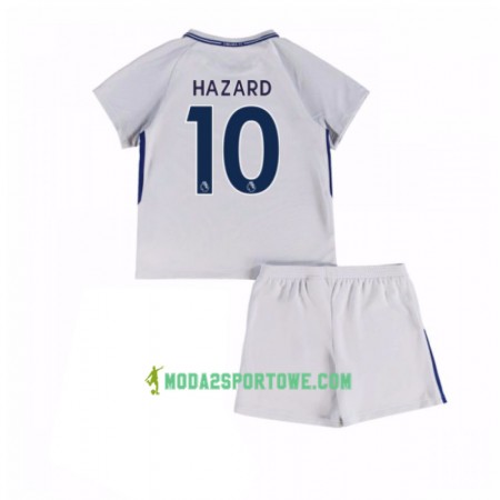 Koszulka Chelsea Eden Hazard 10 Dziecięcy Wyjazdowe Stroje Piłkarskie 2017/18 Krótki Rękaw