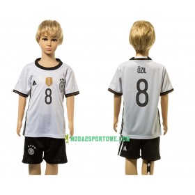Koszulka Niemcy Ozil 8 Dziecięcy Domowe Stroje Piłkarskie 2016 Krótki Rękaw