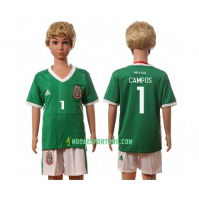 Koszulka Meksyk Campos 1 Dziecięcy Domowe Stroje Piłkarskie 2016 Krótki Rękaw