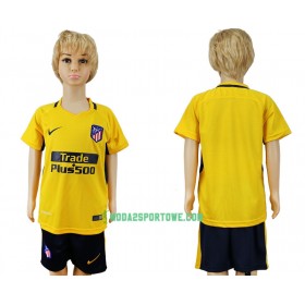 Koszulka Atlético Madryt  Dziecięcy Wyjazdowe Stroje Piłkarskie 2017/18 Krótki Rękaw