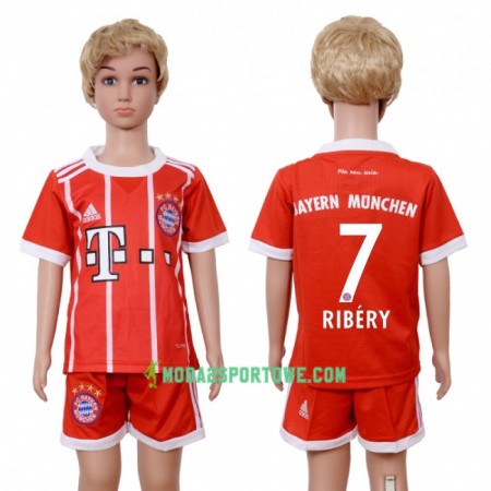 Koszulka Bayern Monachium Franck Ribery 7 Dziecięcy Domowe Stroje Piłkarskie 2017/18 Krótki Rękaw