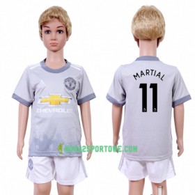 Koszulka Manchester United Anthony Martial 11 Dziecięcy Trzeci Stroje Piłkarskie 2017/18 Krótki Rękaw