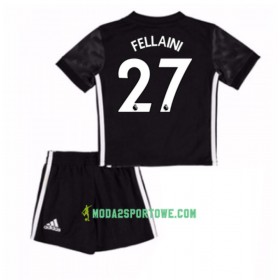 Koszulka Manchester United Marouane Fellaini 27 Dziecięcy Wyjazdowe Stroje Piłkarskie 2017/18 Krótki Rękaw