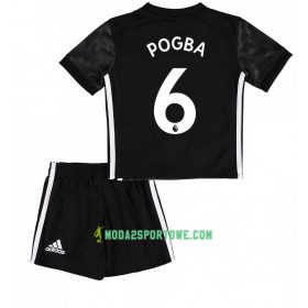 Koszulka Manchester United Paul Pogba 6 Dziecięcy Wyjazdowe Stroje Piłkarskie 2017/18 Krótki Rękaw
