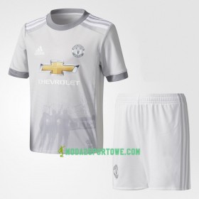 Koszulka Manchester United Dziecięcy Trzeci Stroje Piłkarskie 2017/18 Krótki Rękaw